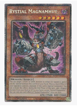 Bystial Magnamhut - MP25-EN043 - Starlight Rare YuGiOh - Image 1