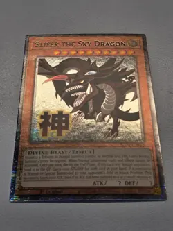 Slifer the Sky Dragon RA05-EN128 Starlight Rare Stamped Yugioh Alt Art Mint - Image 2