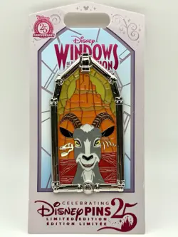 New 2025 Windows of Attraction Disneyland DLR Thunder Mountain Goat LE 2500 Pin - Image 2