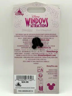 New 2025 Windows of Attraction Disneyland DLR Thunder Mountain Goat LE 2500 Pin - Image 3