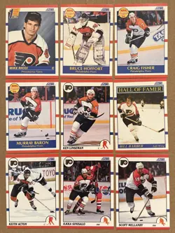 1990-91 Score Canadian English NHL Hockey -Lot Of 18 Cards- Philadelphia Flyers - Image 1