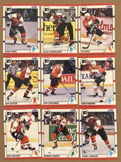 1990-91 Score Canadian English NHL Hockey -Lot Of 18 Cards- Philadelphia Flyers - Image 3