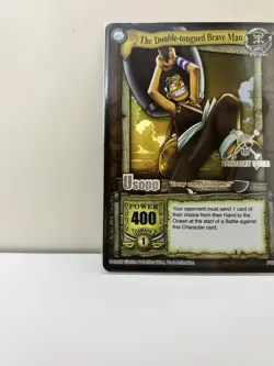 2005 One Piece CCG Usopp PR005 Tournament Winner Promo Rare Bandai P1 - Image 3