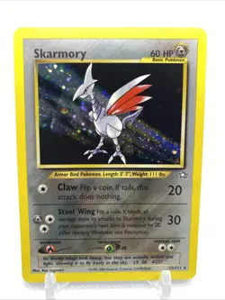 Skarmory - 13/111 - Pokemon Neo Genesis Unlimited Holo Rare Card WOTC LP - Image 1