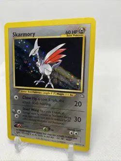 Skarmory - 13/111 - Pokemon Neo Genesis Unlimited Holo Rare Card WOTC LP - Image 3