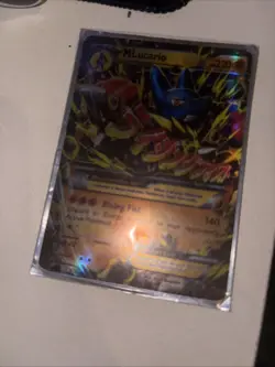 Pokemon TCG M Mega Lucario EX Furious Fists 55/111 Light Played - Image 1