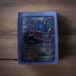 Pokemon TCG M Mega Lucario EX 55/111 Furious Fists LP - Image 1