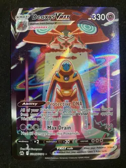 Pokemon Deoxys VMAX GG45 Crown Zenith Illistration Card Pikachu Greninja Zeraora - Image 2
