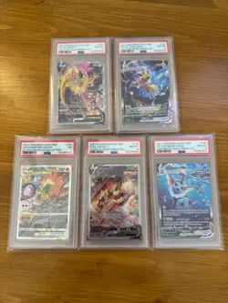 ⭐PSA Graded Card Bundle - x5 SLABS - BLACK STAR PROMOS - Charizard VSTAR + More - Image 1