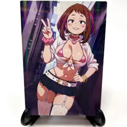 My Hero Academia Ochaco Uraraka Sexy Hot Anime Waifu Girl Goddess Story Art Card - Image 2