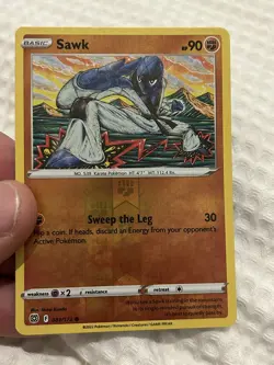 Sawk 081/172 Reverse Holo | SWSH: Brilliant Stars | Pokemon Card - Image 1