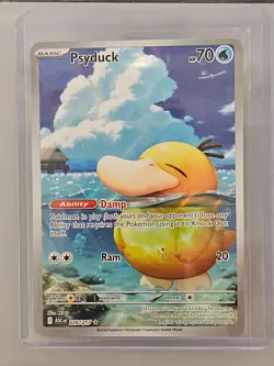 Psyduck 226/217 Illustration Rare Ascended Heroes Pokemon Card TCG NM - Image 1