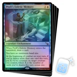 FOIL PROFT'S EIDETIC MEMORY X4 Murders At Karlov Manor MKM Magic MTG MINT CARD - Image 1
