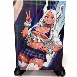 My Hero Academia Mirko Sexy Anime Waifu Girl Doujin Lewd Goddess Story Art Card - Image 1