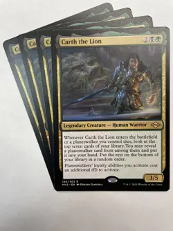 4x Carth the Lion - NM/M - Modern Horizons 2 MTG Magic the Gathering - Image 1