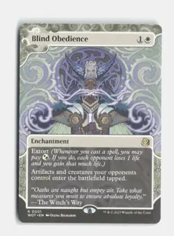 Blind Obedience 1 Wilds of Eldraine: Enchanting Tales MTG NM - Image 1