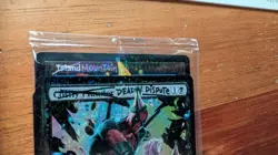 MTG Secret Lair Deadpool I Fixed It Pool Party Foil W/ BONUS Mountain - Image 2