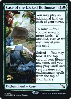 MTG Case of the Locked Hothouse [Murders at Karlov Manor Prerelease Promos] Foil - Image 1