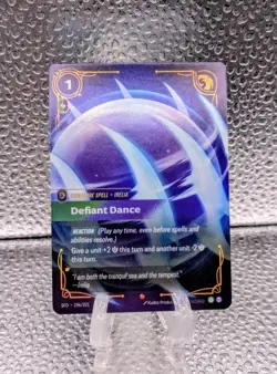 Defiant Dance SFD - 196/221 MINT [Foil] TCG Riftbound League Of Legends - Image 1