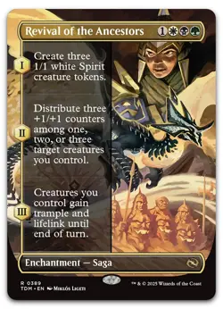 Revival of the Ancestors (Borderless) #389 (NM) Tarkir Dragonstorm TDM Magic MTG - Image 1