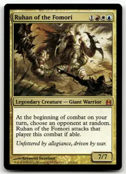Ruhan of the Fomori #221 (NM) Commander CMD Magic MTG - Image 1