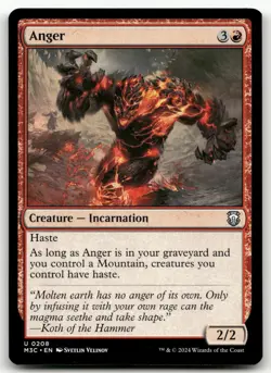 Anger #208 (NM) Modern Horizons 3 M3C Magic MTG - Image 1