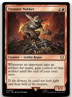 Treasure Nabber #230 (NM) Lord of the Rings LTC Magic MTG - Image 1