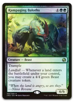 Rampaging Baloths #184 (Foil) (NM) Iconic Masters IMA Magic MTG - Image 1