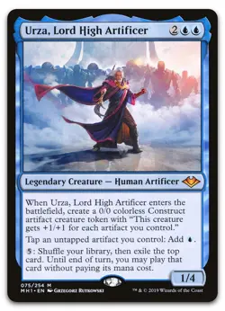 Urza, Lord High Artificer #75 (NM) Modern Horizons MH1 Magic MTG - Image 1