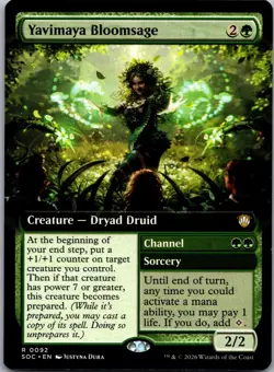 Yavimaya Bloomsage (Extended Art) 92 Commander: Secrets of Strixhaven NM - Image 1