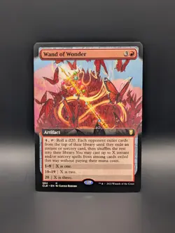 MTG - Wand of Wonder - EXTENDED ART - Artifact - CLB #584 - Rare - Image 1