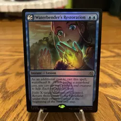 Waterbender's Restoration Avatar: The Last Airbender: Eternal-Legal Foil - Image 1