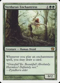 Verduran Enchantress 9ED LP MTG - Image 1