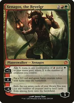 Xenagos, the Reveler THS LP MTG - Image 1