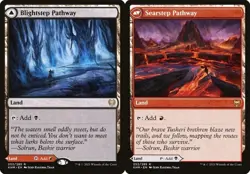 Blightstep Pathway // Searstep Pathway KHM LP MTG - Image 1