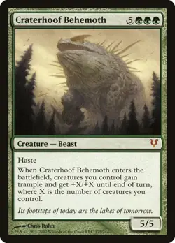Craterhoof Behemoth AVR LP MTG - Image 1