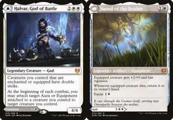 Halvar, God of Battle // Sword of the Realms KHM LP MTG - Image 1