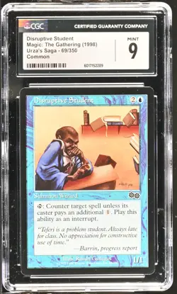 DISRUPTIVE STUDENT Urza's Saga C CGC 9 MTG [Nostalgium] - Image 1