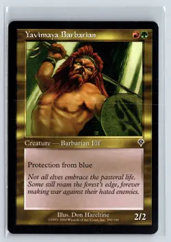 YAVIMAYA BARBARIAN - Invasion - MTG Magic the Gathering Card - Common - Image 1