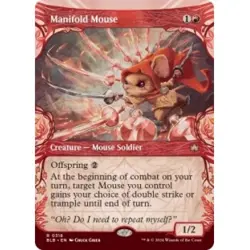 Manifold Mouse (showcase) X4 M/NM Magic: The Gathering MTG Bloomburrow - Image 1