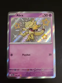 Abra - 148/091 - Pokemon Paldean Fates Shiny Rare Card NM - Image 1