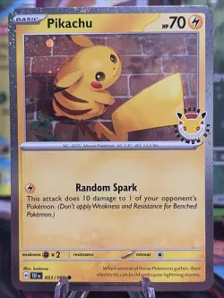 Pikachu (Pokemon Day 2026) 051/162 Miscellaneous Cards & Products Holo - Image 1