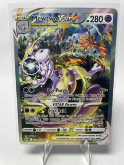 2023 POKEMON SWORD & SHIELD CROWN ZENITH #GG44 FULL ART/MEWTWO VSTAR - NM/M - Image 1