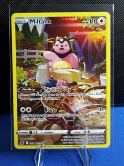 Pokemon TCG Crown Zenith: Galarian Gallery Miltank Holo Rare Card GG24/GG70 - Image 1