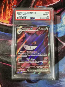 Gengar ex Temporal Forces Ultra Rare 193/162 PSA 10 Gem Mint Pokemon TCG - Image 1