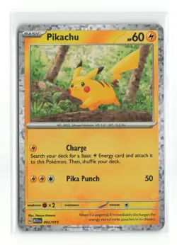 PIKACHU 002/015 HOLO MCDONALD'S POKEMON TCG NM - Image 1