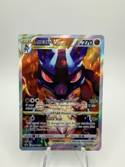 Pokemon Lucario VSTAR SWSH291 Promo Full Art Holo English 2022 Vstar 270 HP 120+ - Image 1