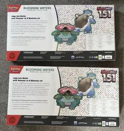 Lot Of (2) Pokemon TCG 151 Blooming Waters Premium Collection Sealed - Image 2