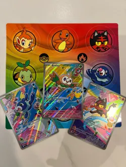 Pokemon 2026: First Partner Illustration Collection - Series 1 Promos Set 43-45 - Image 1