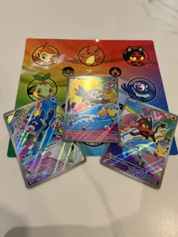 Pokemon 2026: First Partner Illustration Collection - Series 1 Promos Set 43-45 - Image 2